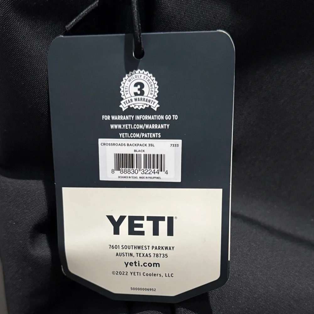 Yeti Crossroads 35L Backpack - Black - Picture 2 of 10